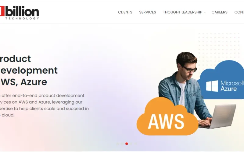 1Billion Technology Website screenshot