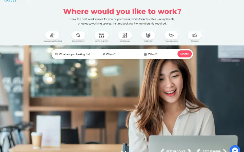 MillionSpaces screenshot