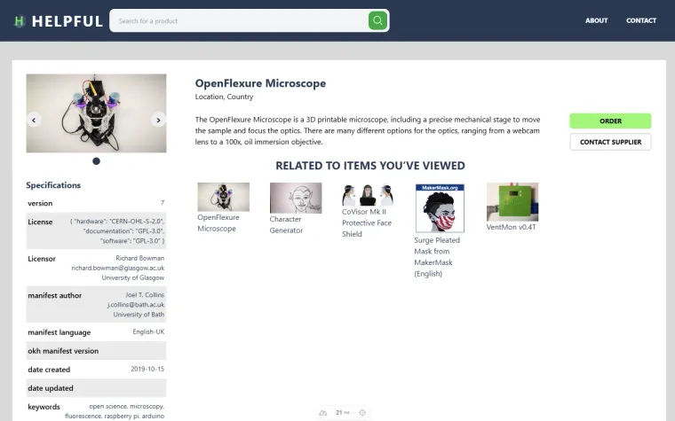 Helpful Engineering — Project Data Platform — image 1